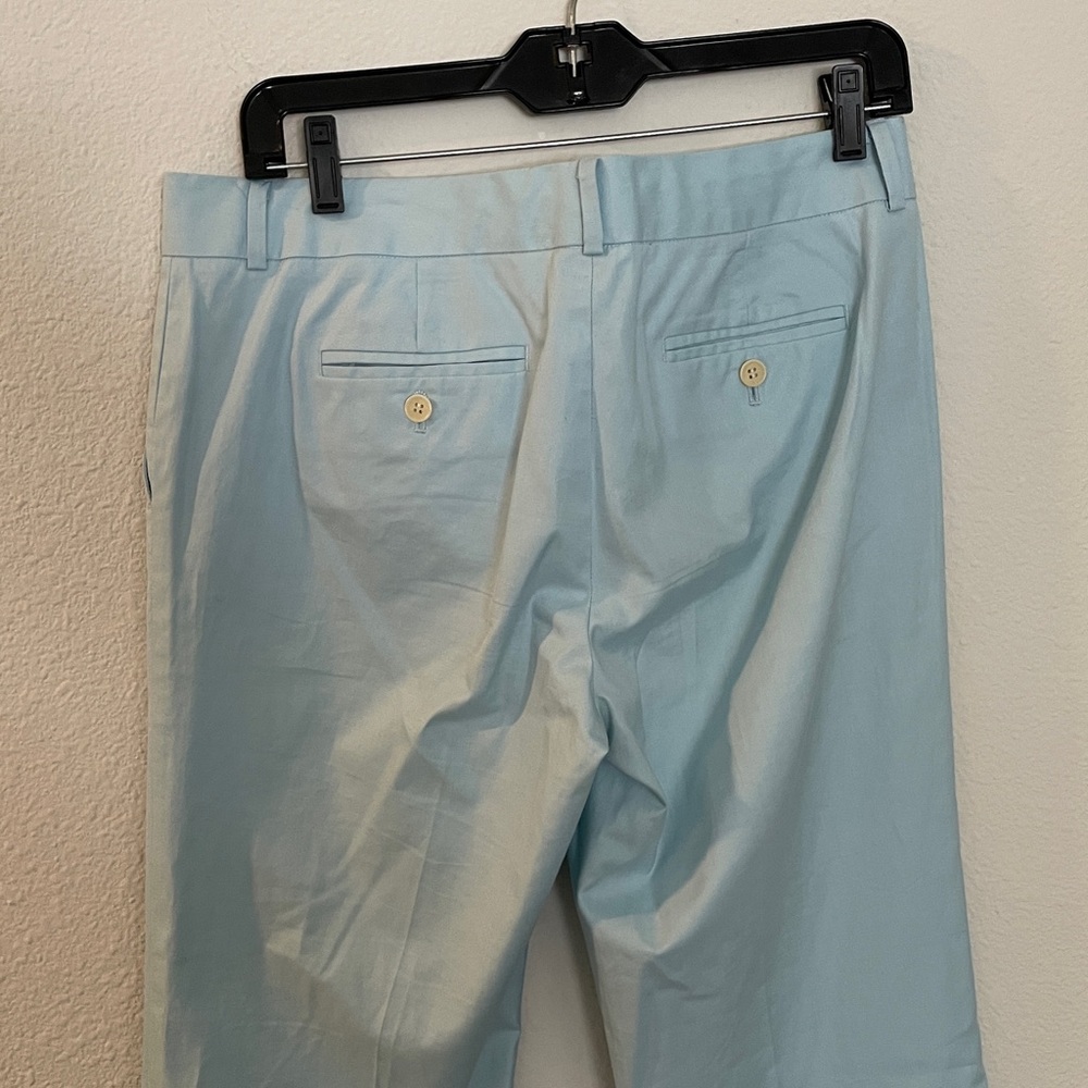 J. Crew Vintage Y2K Low Rise Wide-Leg Cuffed Pant Icy Pale Blue Size 8 - Picture 8 of 14